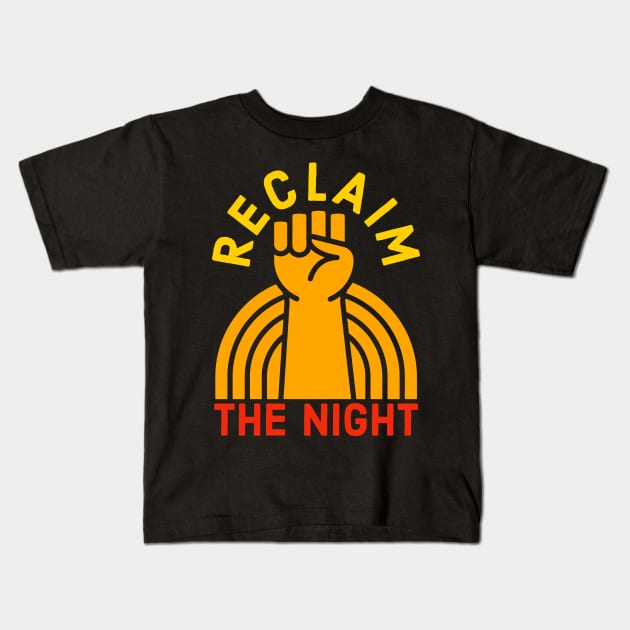 Reclaim The Night Kids T-Shirt by Suzhi Q